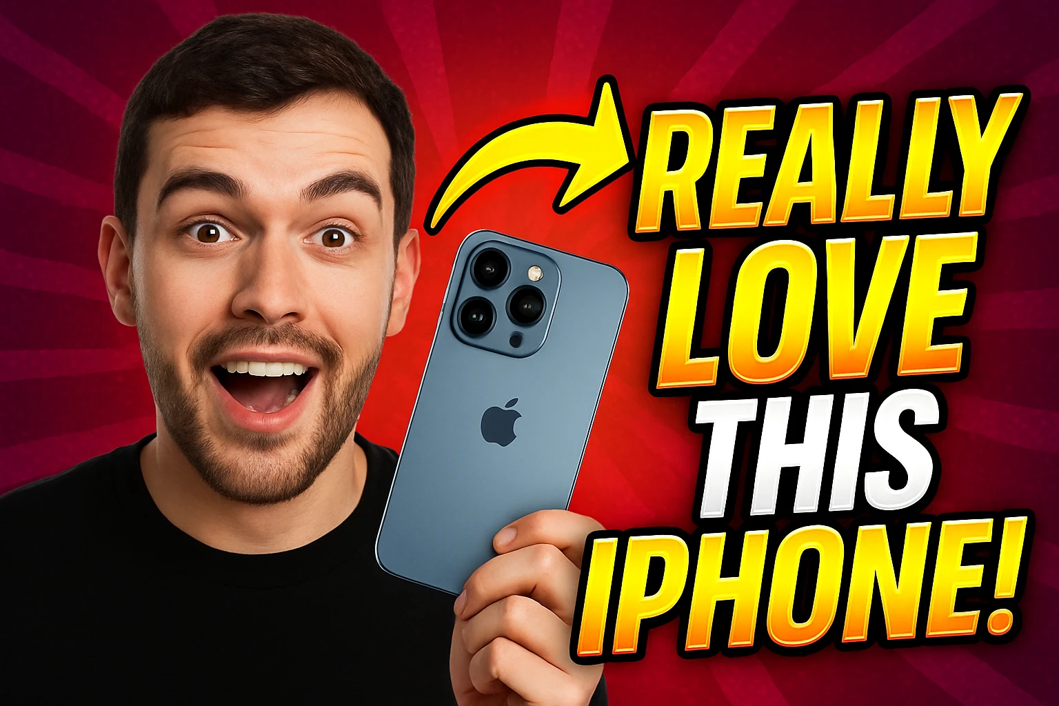 AI Generated YouTube Thumbnail Example - MrBeast Style